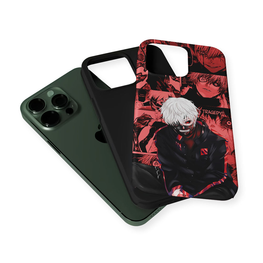 Kaneki Tokyo Ghoul Comic 2 in 1 Tough Phone Case