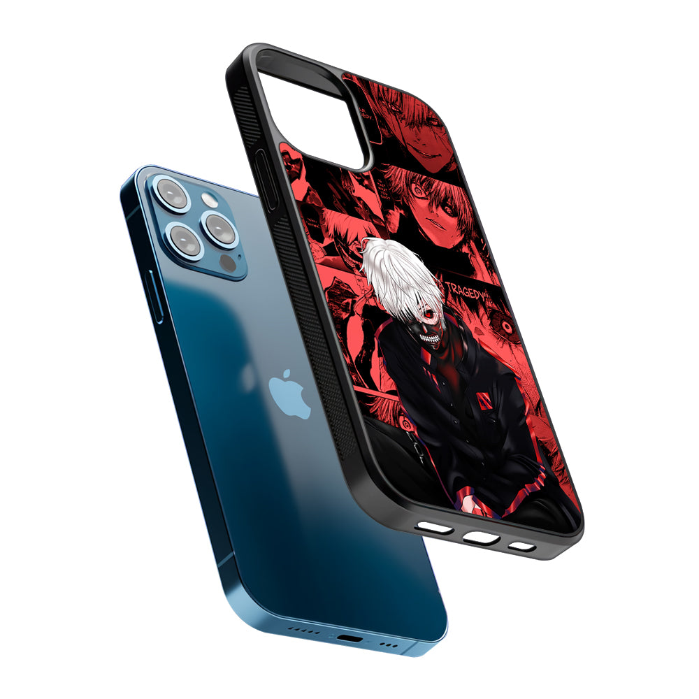 Kaneki Tokyo Ghoul Comic 2D Rubber Phone Case