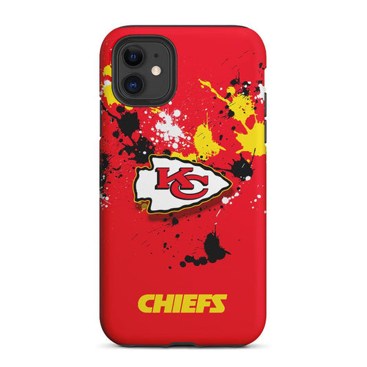 Kansas City Chiefs Logo 2 in 1 Tough Phone Case-Oxvistore