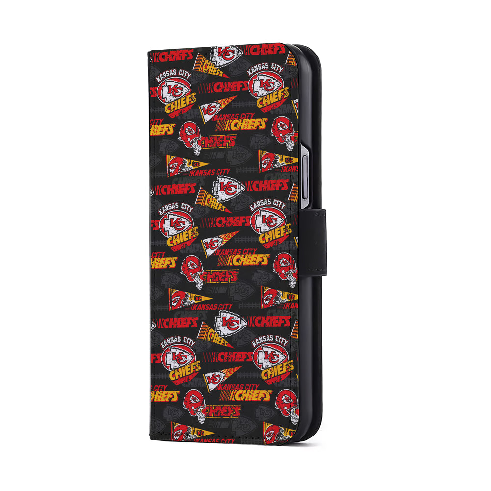 Kansas City Chiefs Patterns Flip Wallet Phone Case