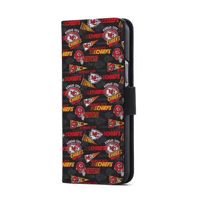 Kansas City Chiefs Patterns Flip Wallet Phone Case