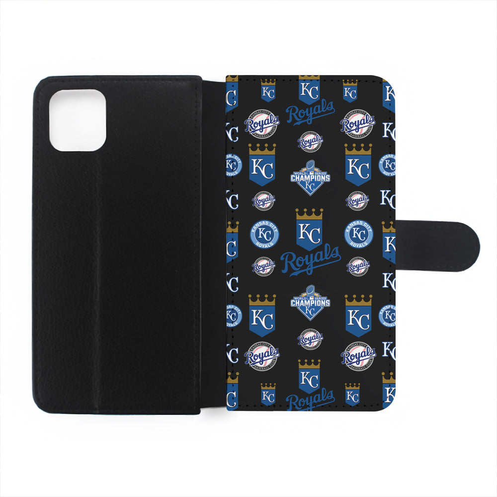 Kansas City Royals Pattern Flip Wallet Phone Case