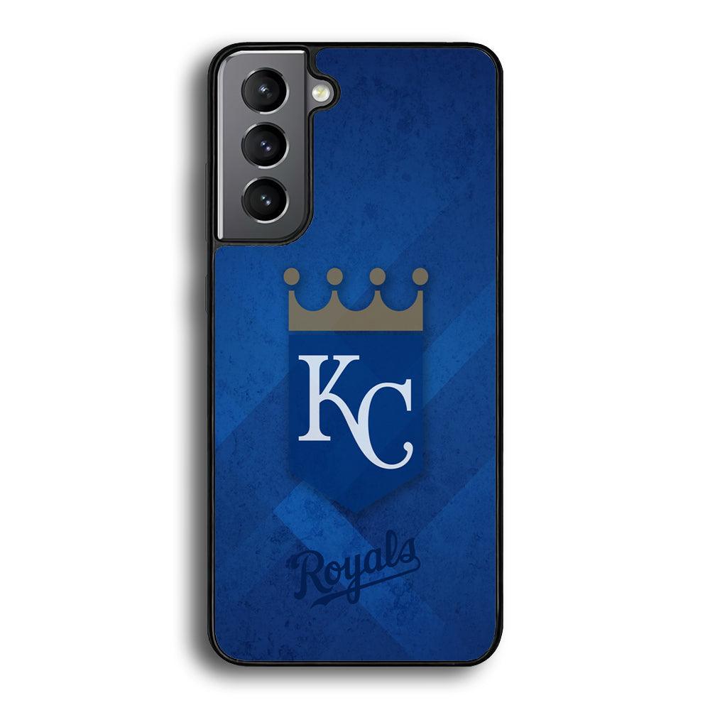 Kansas City Royals The Golden Crown Samsung Galaxy S22 Case-Rubber Black (2D Case)-Oxvistore