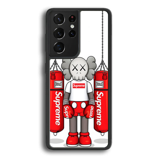 Kaws X Supreme Boxing Hypebeast Samsung Galaxy S24 Ultra Case-Oxvistore