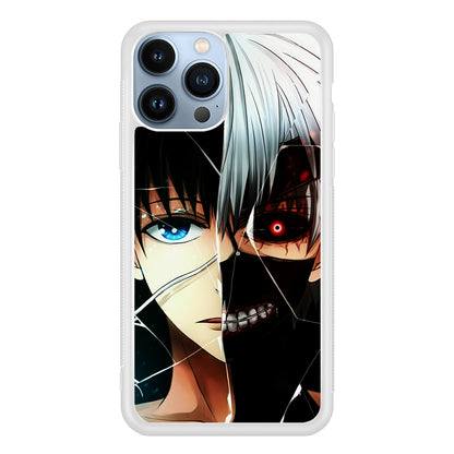 Ken Kaneki Tokyo Ghoul Face 2D Rubber Phone Case