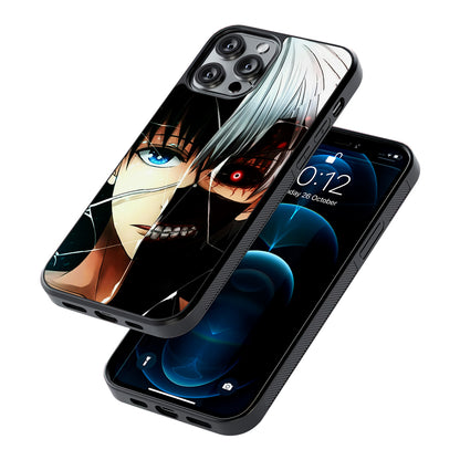 Ken Kaneki Tokyo Ghoul Face 2D Rubber Phone Case