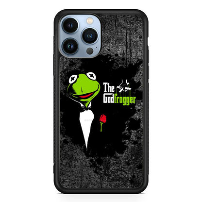 Kermit Frog is Godfrogger iPhone 15 Pro Case-Oxvistore