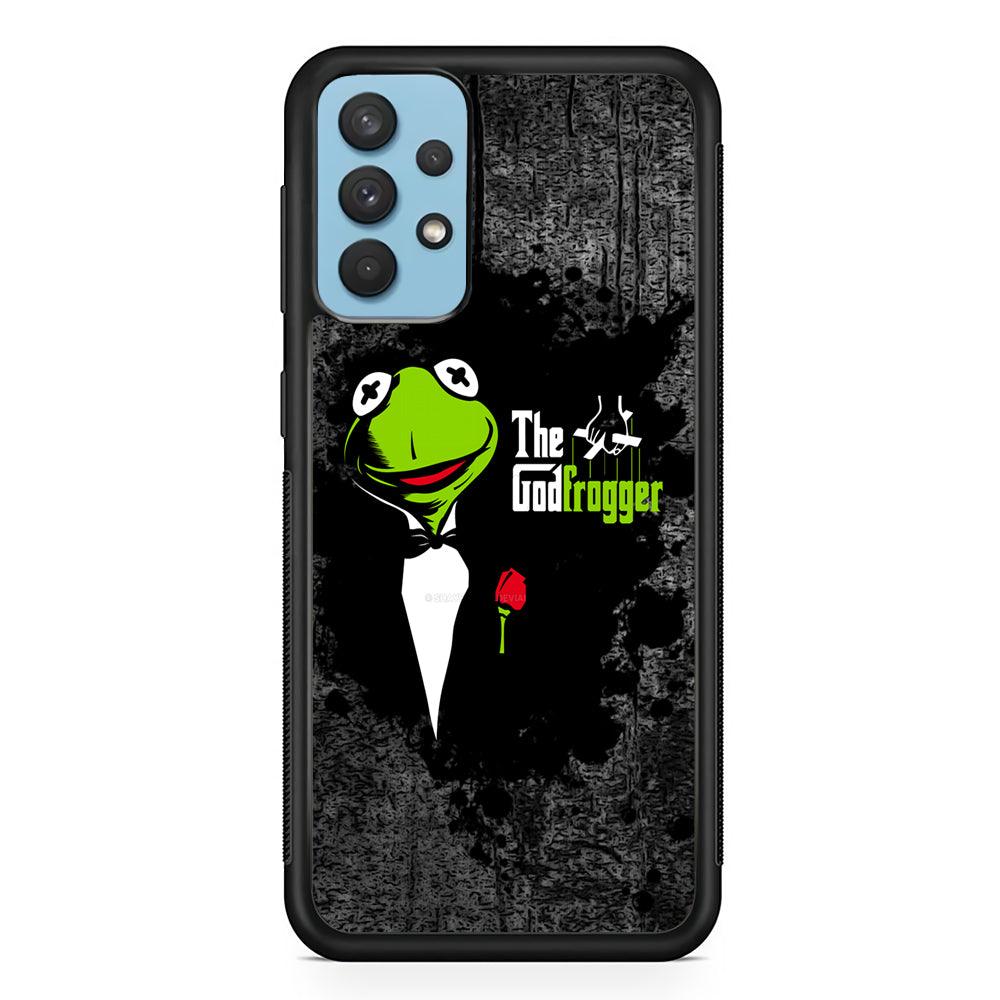 Kermit Frog is Godfrogger Samsung Galaxy A32 Case-Oxvistore