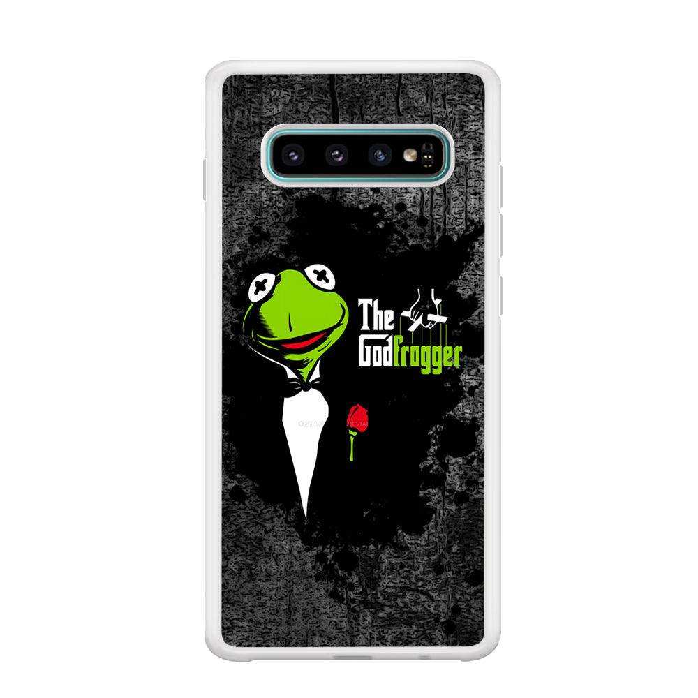 Kermit Frog is Godfrogger Samsung Galaxy S10 Case-Oxvistore