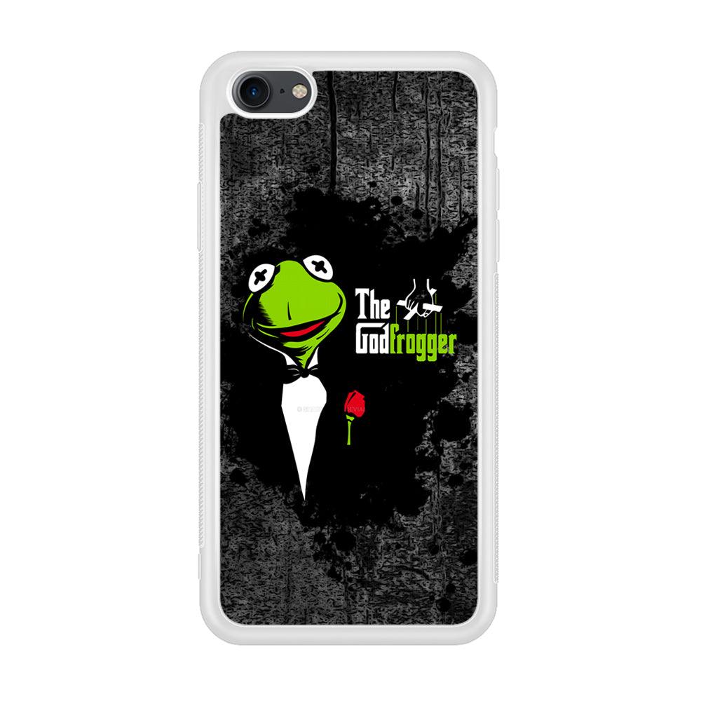 Kermit Frog is Godfrogger iPhone 8 Case-Oxvistore