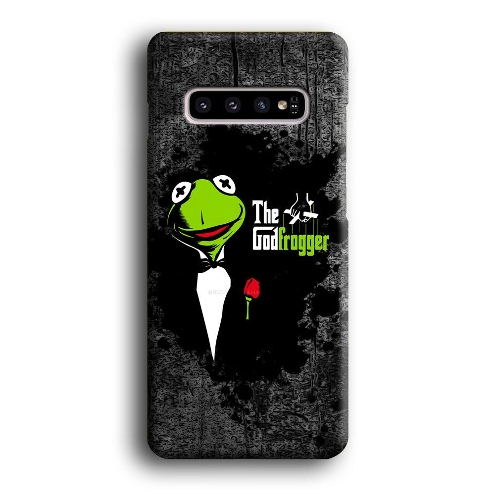 Kermit Frog is Godfrogger Samsung Galaxy S10 Case-Oxvistore