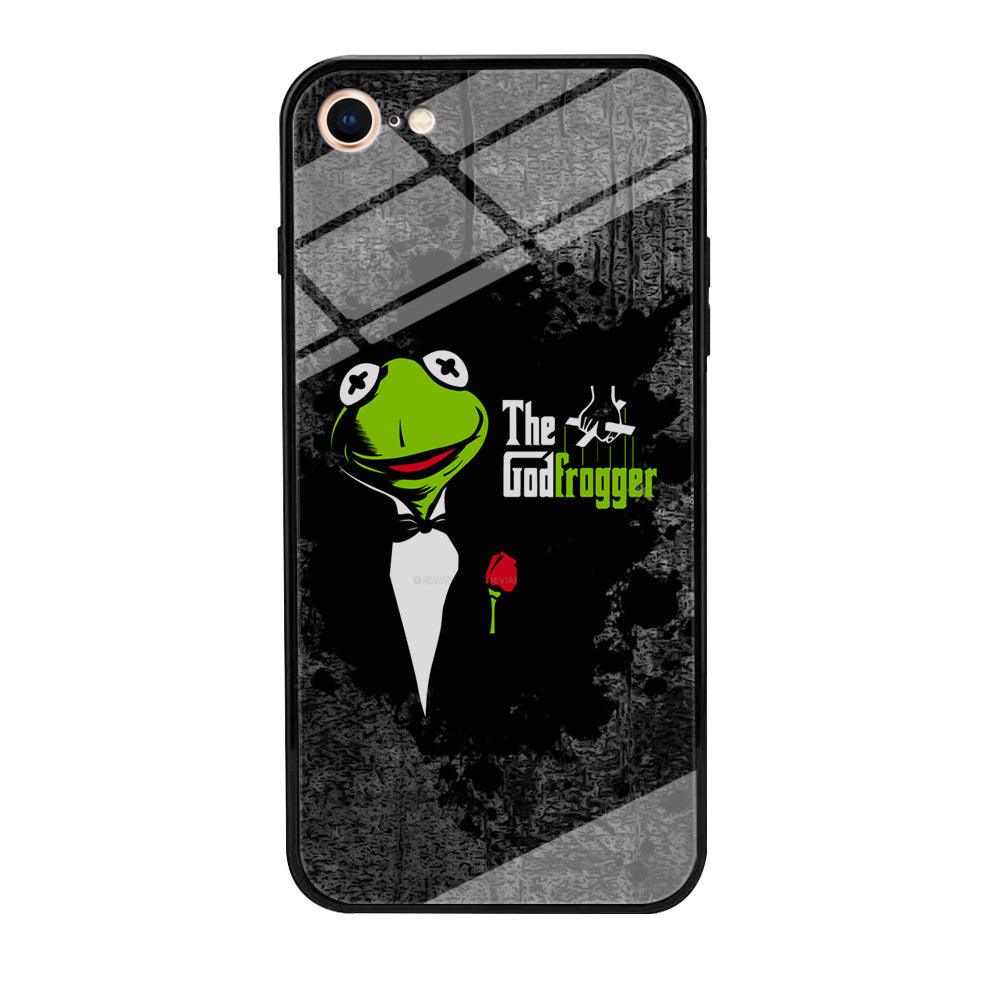 Kermit Frog is Godfrogger iPhone 8 Case-Oxvistore