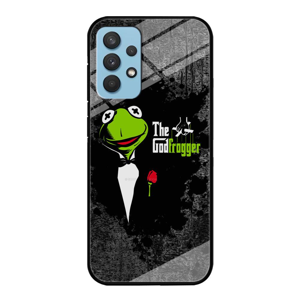 Kermit Frog is Godfrogger Samsung Galaxy A32 Case-Oxvistore