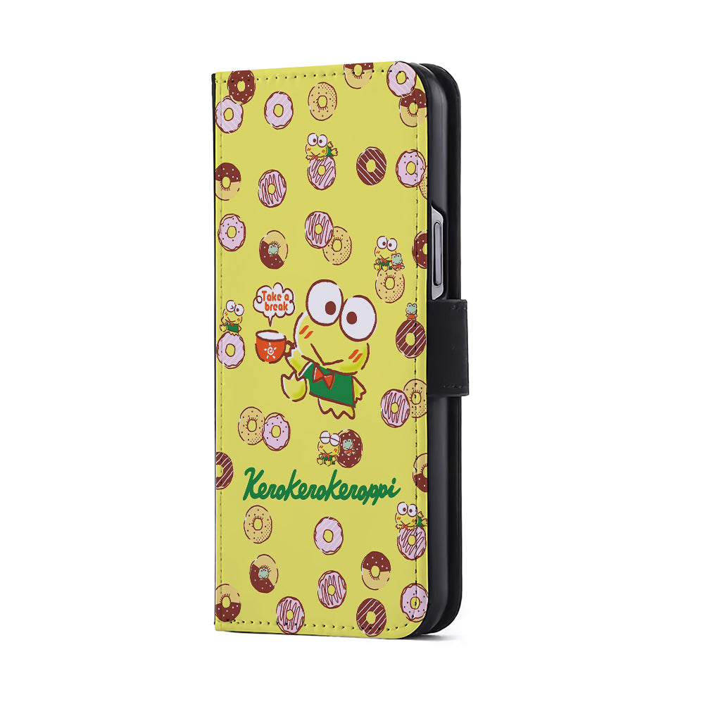 Kerokerokeroppi Take a Break Flip Wallet Phone Case