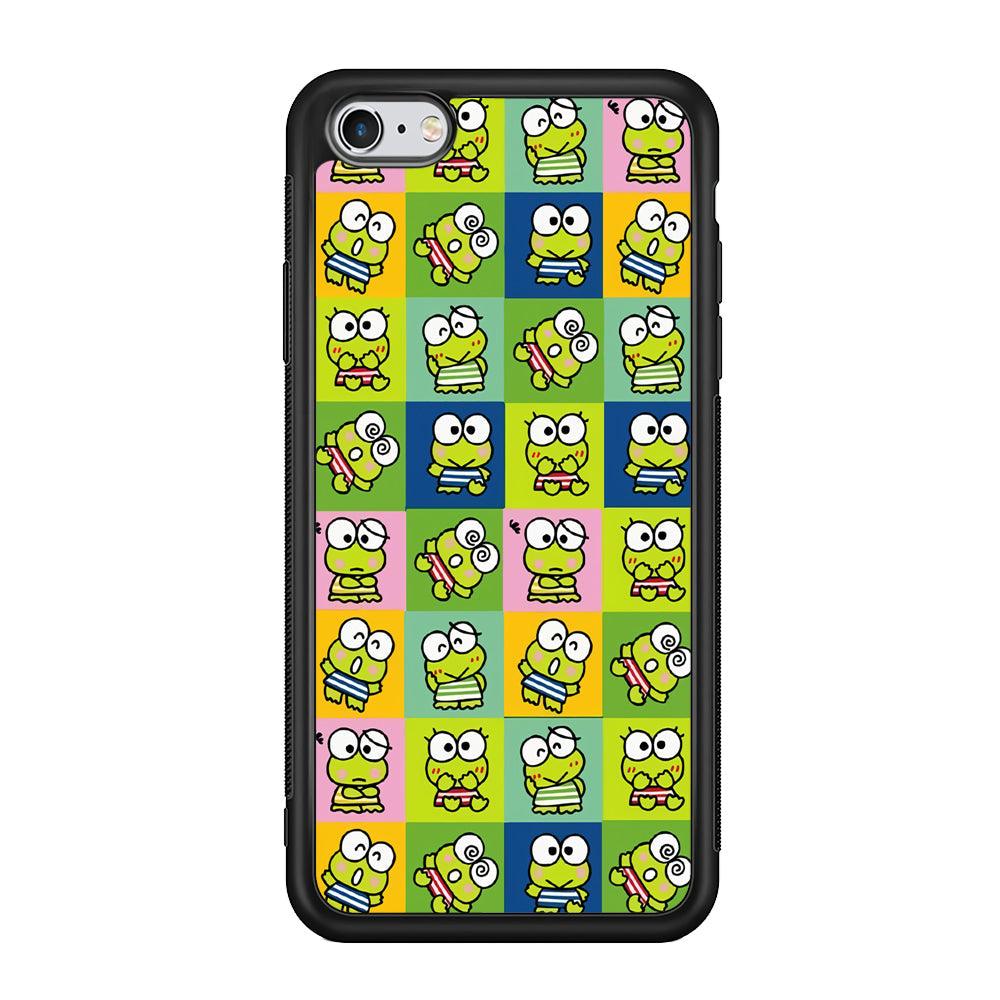 Keroppi Expression on Square Frame iPhone 6 Plus | 6s Plus Case-Oxvistore