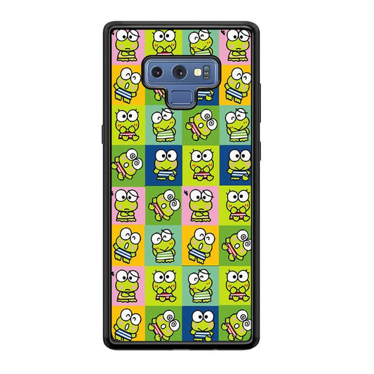 Keroppi Expression on Square Frame Samsung Galaxy Note 9 Case-Oxvistore