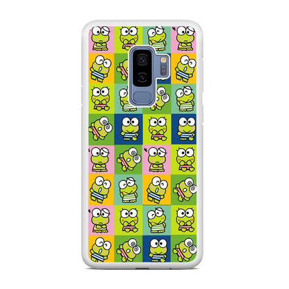 Keroppi Expression on Square Frame Samsung Galaxy S9 Plus Case-Oxvistore