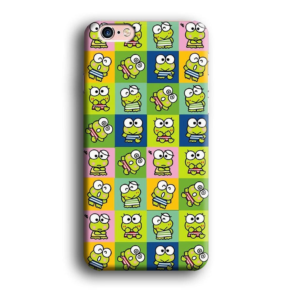 Keroppi Expression on Square Frame iPhone 6 | 6s Case-Oxvistore