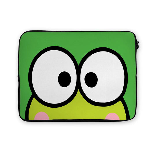 Keroppi Face Keep It Green Laptop Sleeve Protective Cover-Oxvistore
