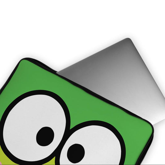 Keroppi Face Keep It Green Laptop Sleeve Protective Cover-Oxvistore
