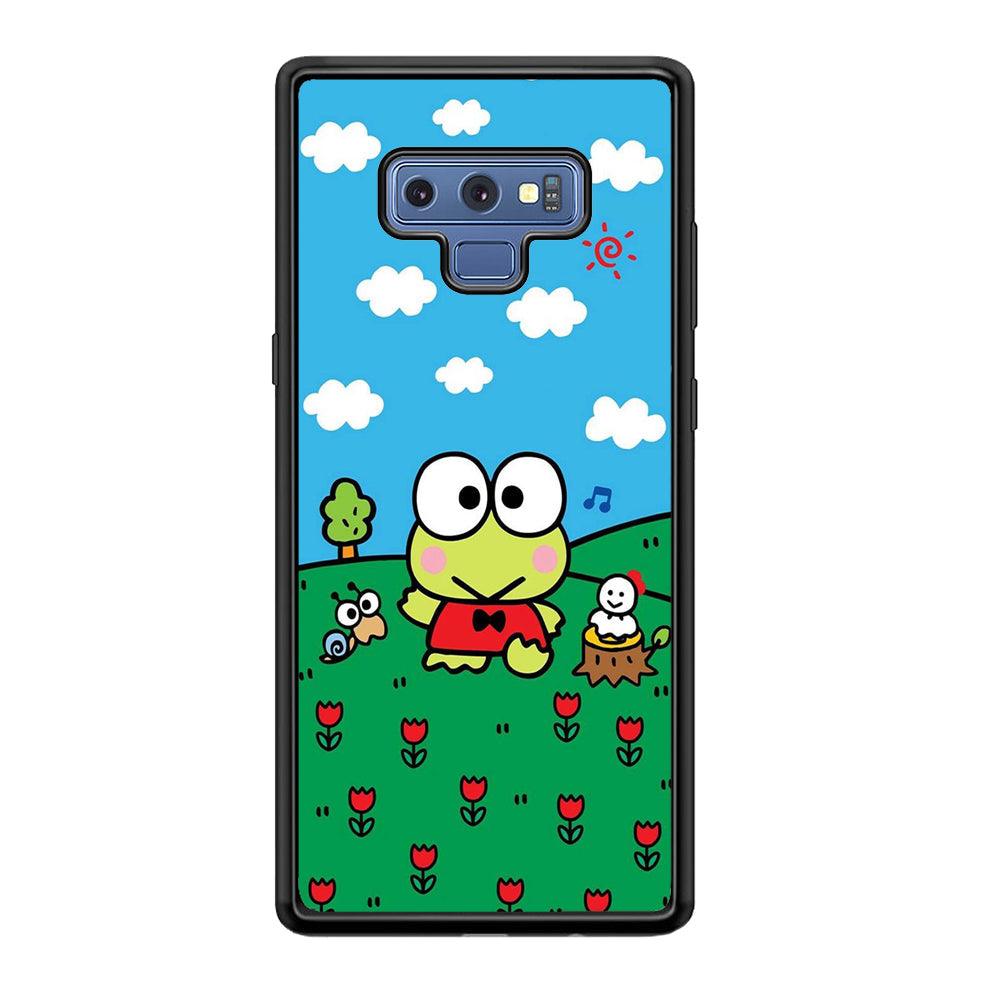 Keroppi Farmer Flower Samsung Galaxy Note 9 Case-Oxvistore