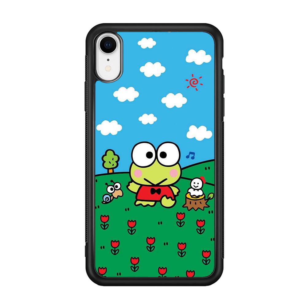 Keroppi Farmer Flower iPhone XR Case-Oxvistore