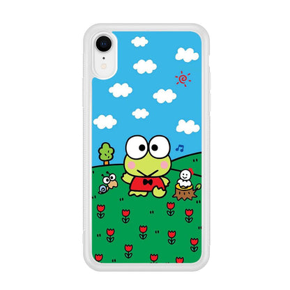 Keroppi Farmer Flower iPhone XR Case-Oxvistore