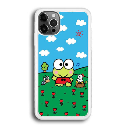 Keroppi Farmer Flower iPhone 12 Pro Case-Oxvistore