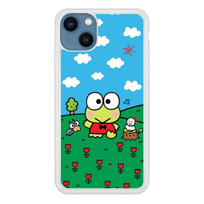 Keroppi Farmer Flower iPhone 13 Case-Oxvistore