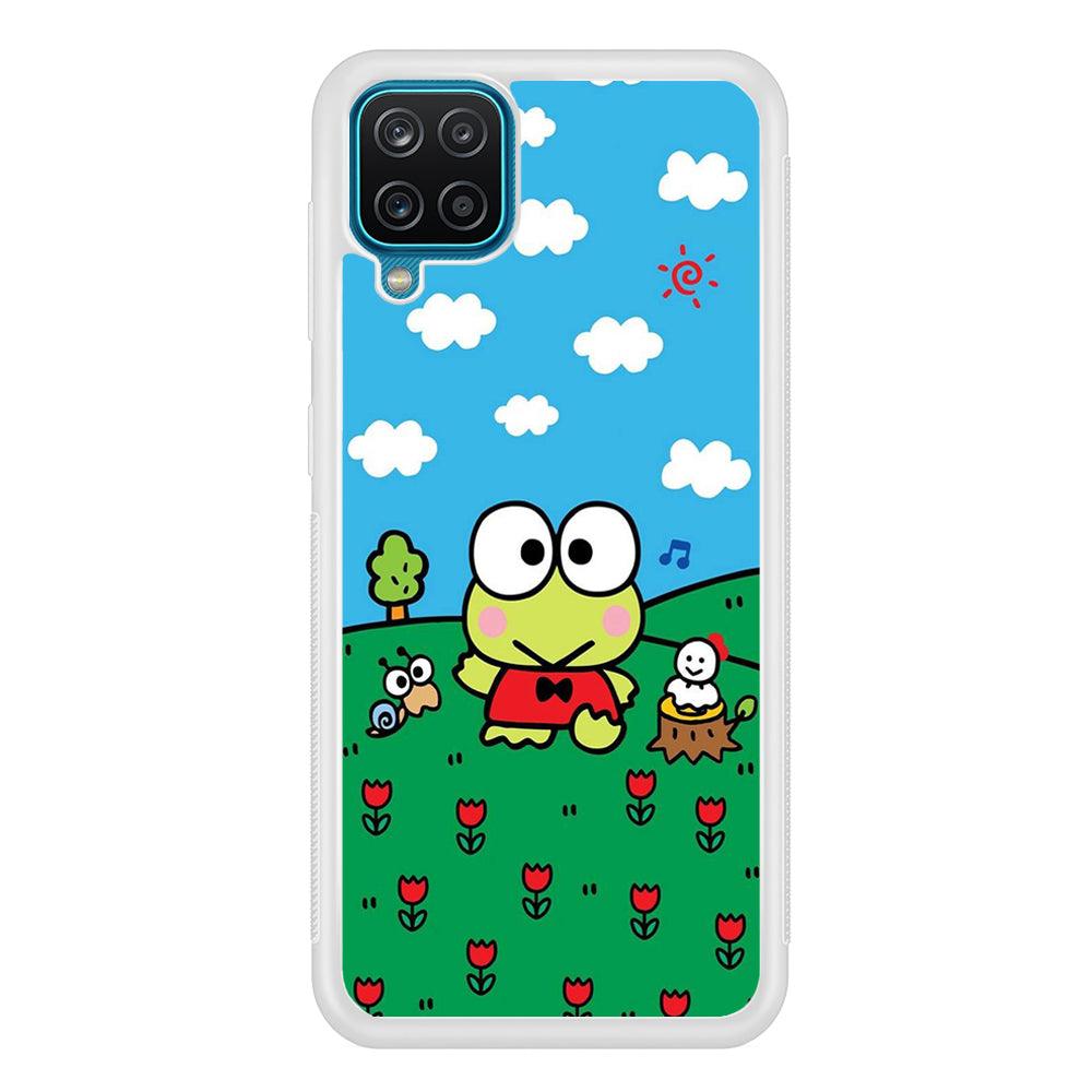 Keroppi Farmer Flower Samsung Galaxy A12 Case-Oxvistore