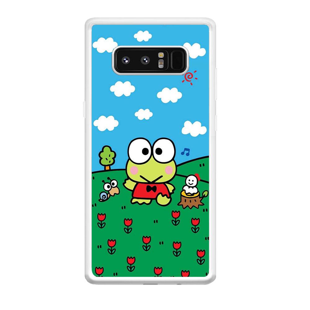 Keroppi Farmer Flower Samsung Galaxy Note 8 Case-Oxvistore