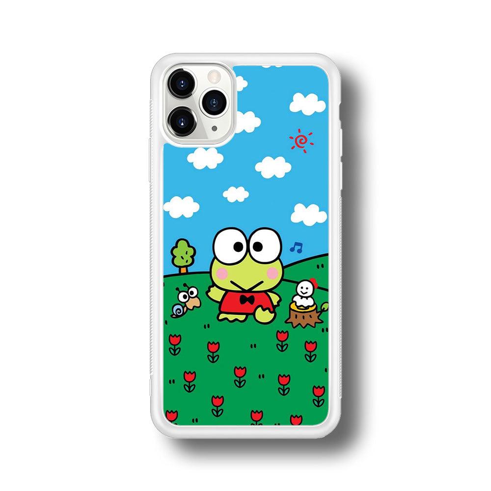 Keroppi Farmer Flower iPhone 11 Pro Case-Oxvistore