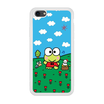 Keroppi Farmer Flower iPhone 8 Case-Oxvistore