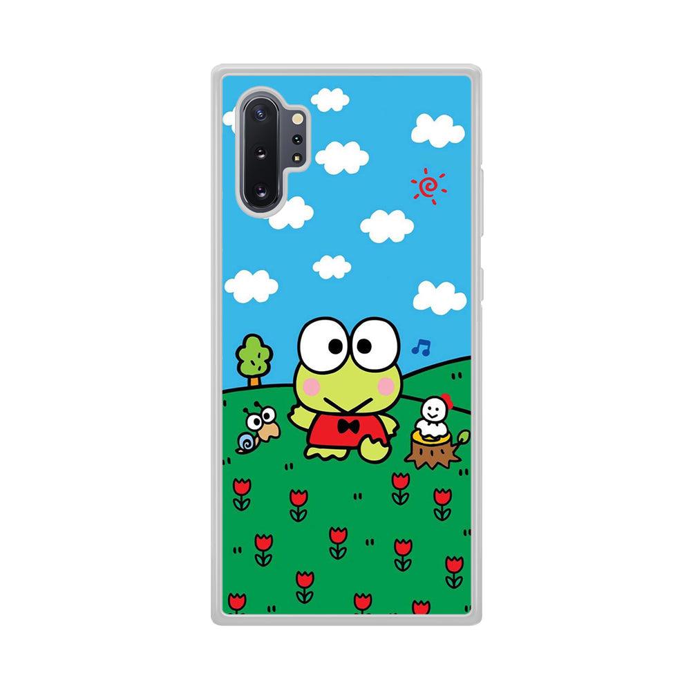 Keroppi Farmer Flower Samsung Galaxy Note 10 Plus Case-Oxvistore