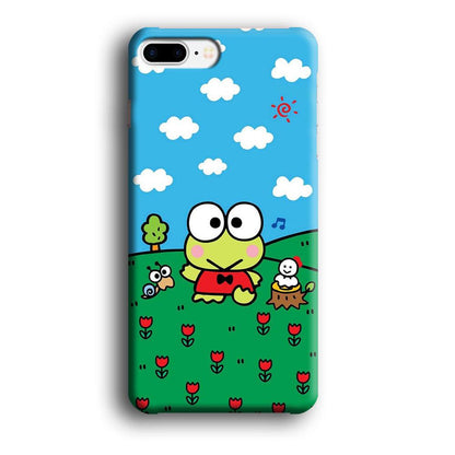 Keroppi Farmer Flower iPhone 8 Plus Case-Oxvistore