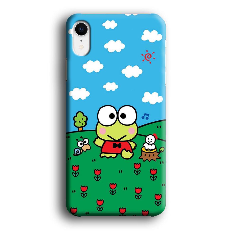 Keroppi Farmer Flower iPhone XR Case-Oxvistore