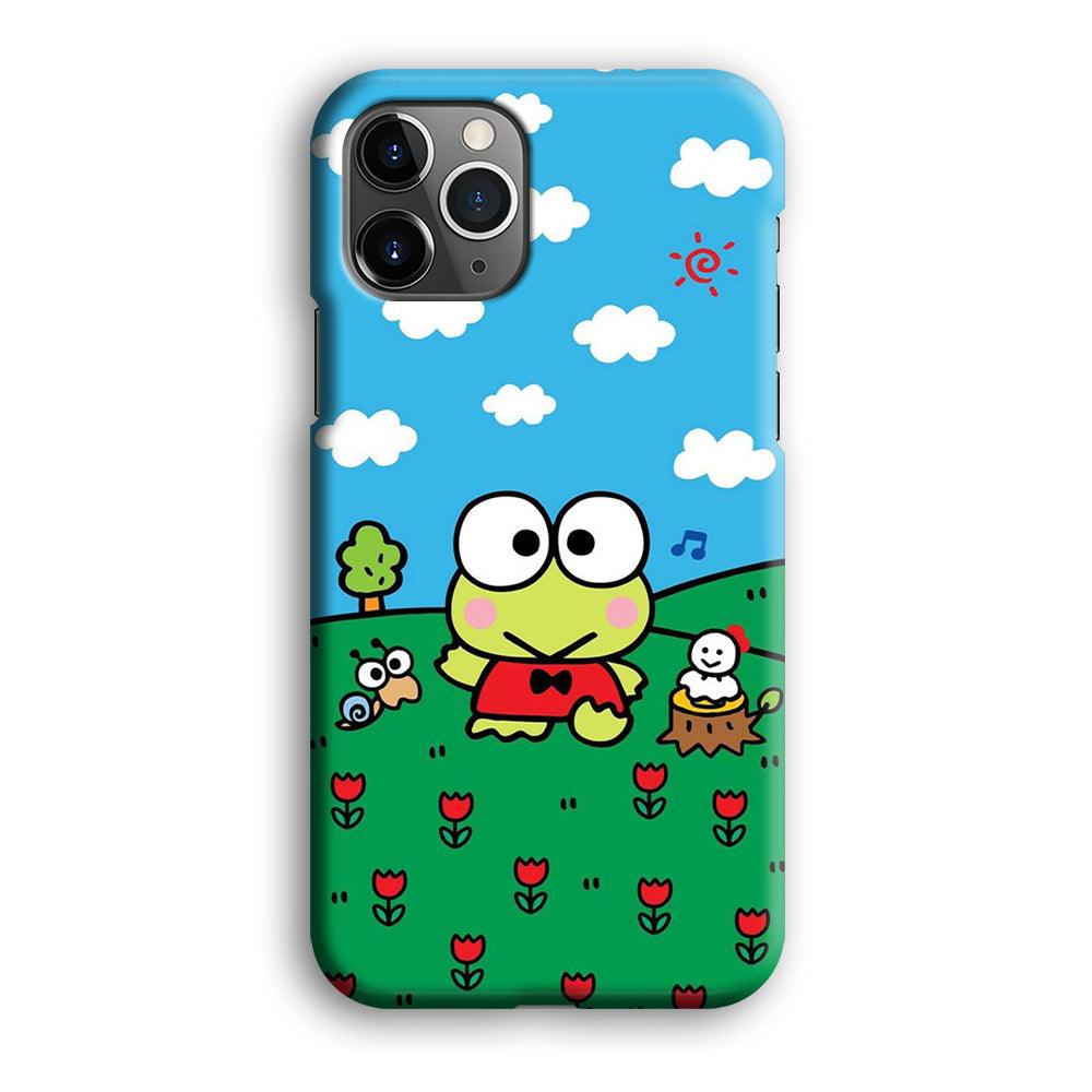 Keroppi Farmer Flower iPhone 12 Pro Max Case-Oxvistore