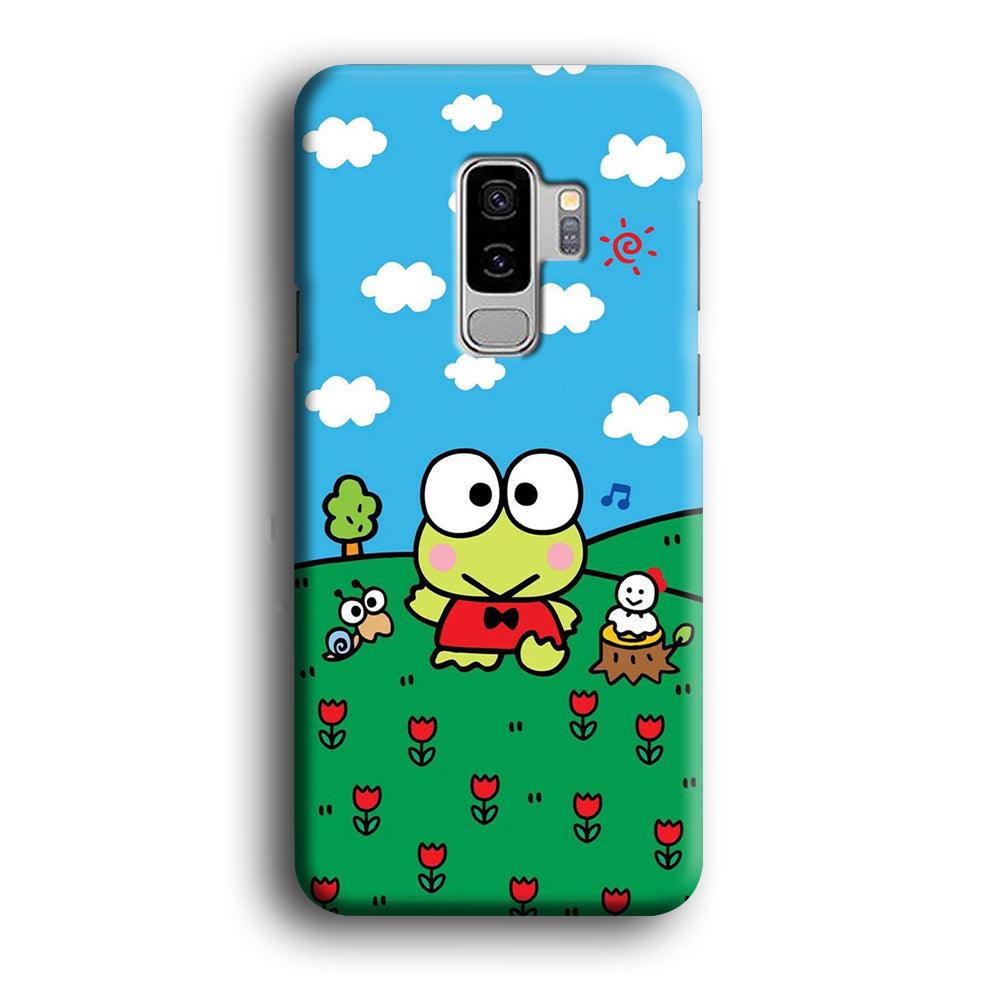 Keroppi Farmer Flower Samsung Galaxy S9 Plus Case-Oxvistore