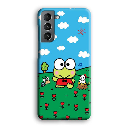 Keroppi Farmer Flower Samsung Galaxy S21 Case-Oxvistore