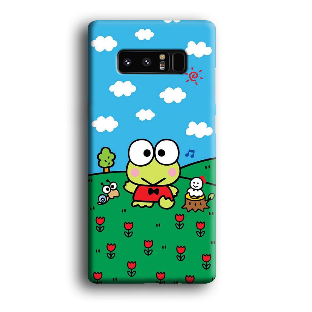 Keroppi Farmer Flower Samsung Galaxy Note 8 Case-Oxvistore