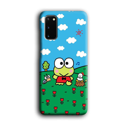 Keroppi Farmer Flower Samsung Galaxy S20 Case-Oxvistore