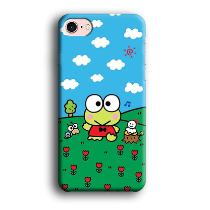 Keroppi Farmer Flower iPhone 8 Case-Oxvistore