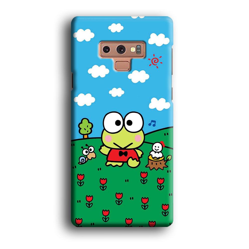 Keroppi Farmer Flower Samsung Galaxy Note 9 Case-Oxvistore