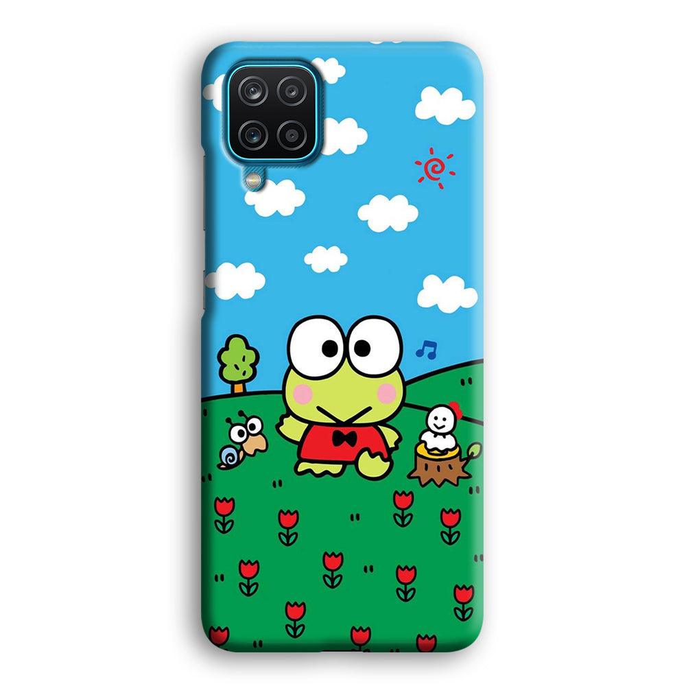 Keroppi Farmer Flower Samsung Galaxy A12 Case-Oxvistore