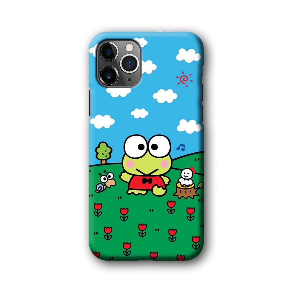 Keroppi Farmer Flower iPhone 11 Pro Case-Oxvistore