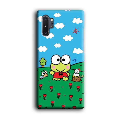 Keroppi Farmer Flower Samsung Galaxy Note 10 Plus Case-Oxvistore