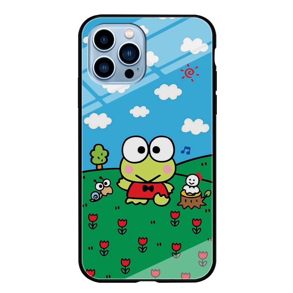 Keroppi Farmer Flower iPhone 13 Pro Case-Oxvistore