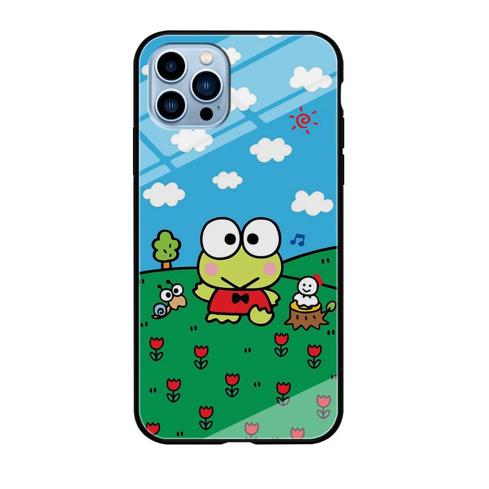 Keroppi Farmer Flower iPhone 12 Pro Case-Oxvistore