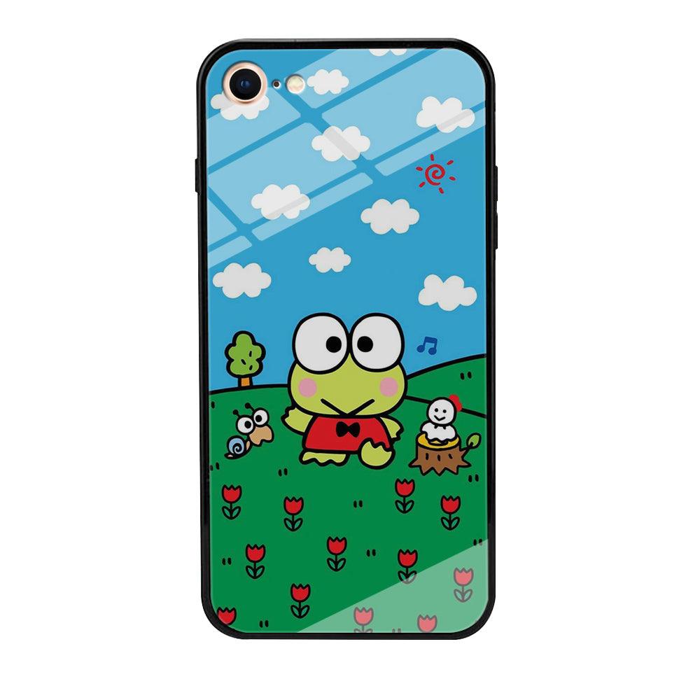 Keroppi Farmer Flower iPhone 8 Case-Oxvistore