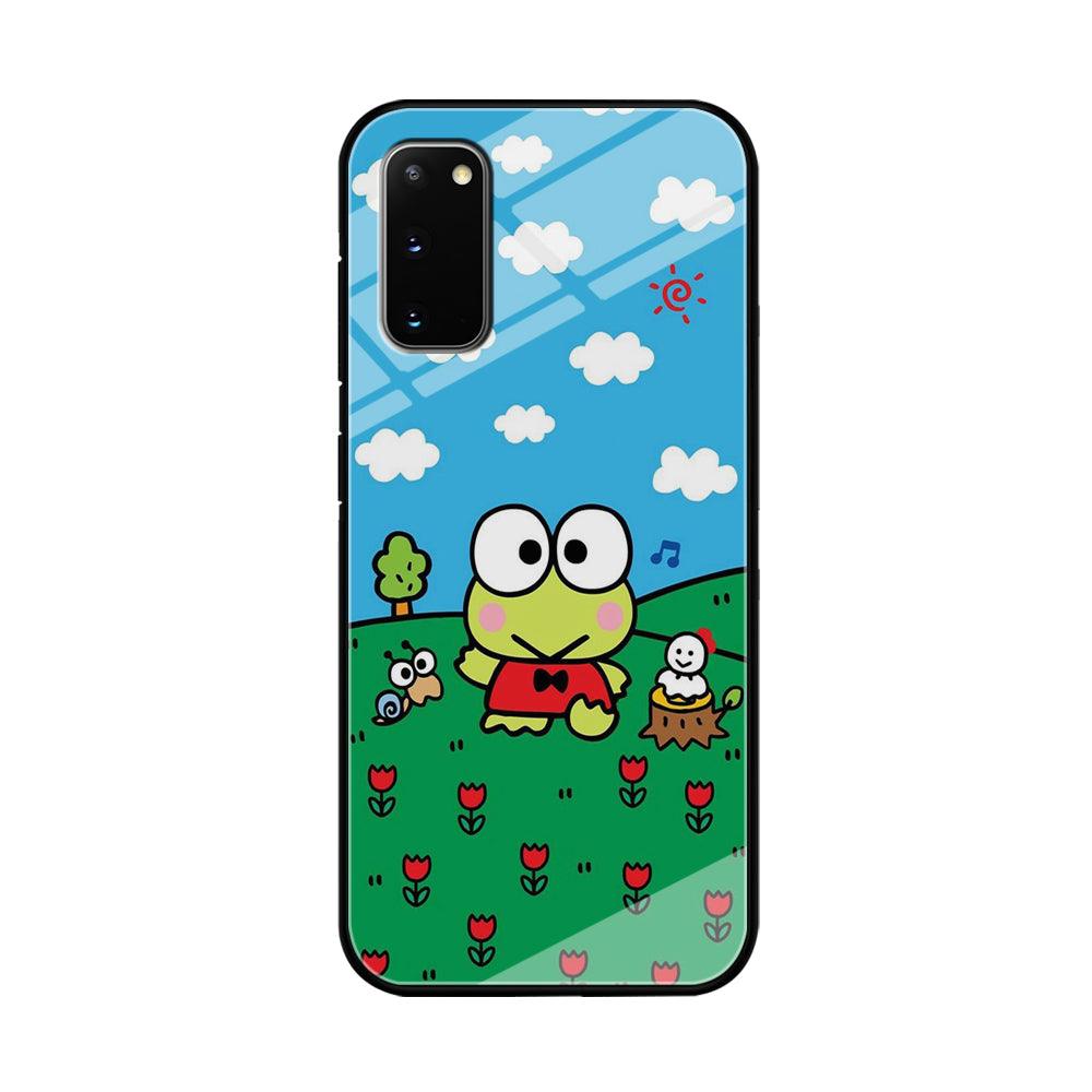 Keroppi Farmer Flower Samsung Galaxy S20 Case-Oxvistore